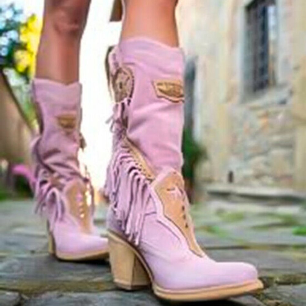 ISO El Vaquero Kathy Silverstone Cipria Boots